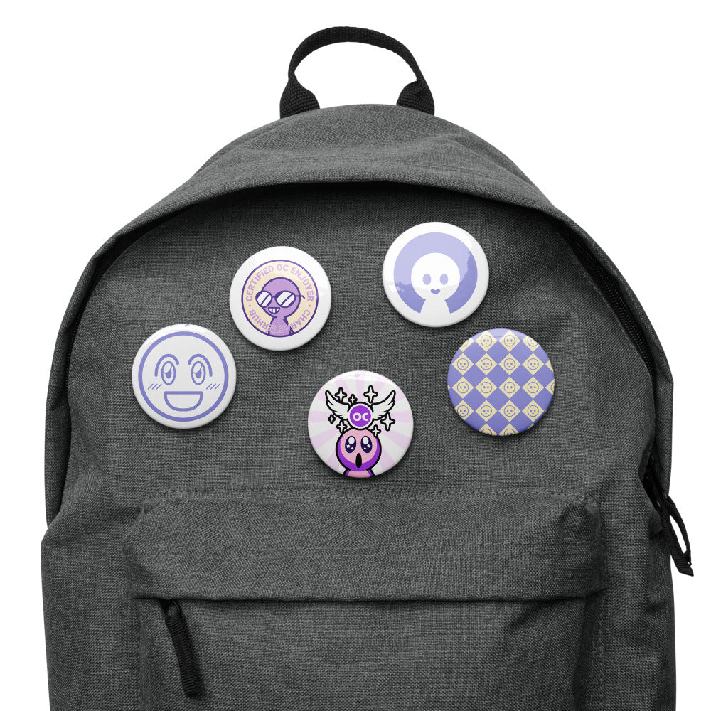 Set of CharacterHub Pin Buttons