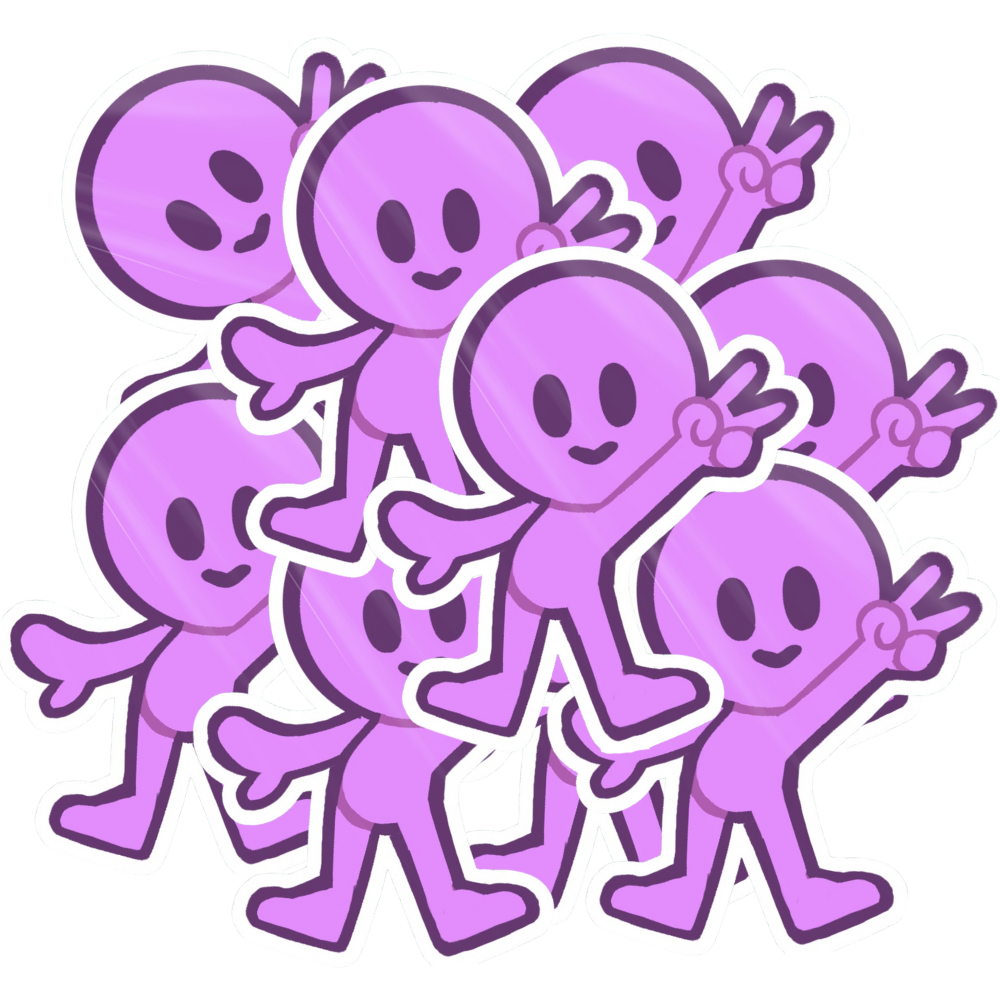 Custom OC stickers (batch of 10)