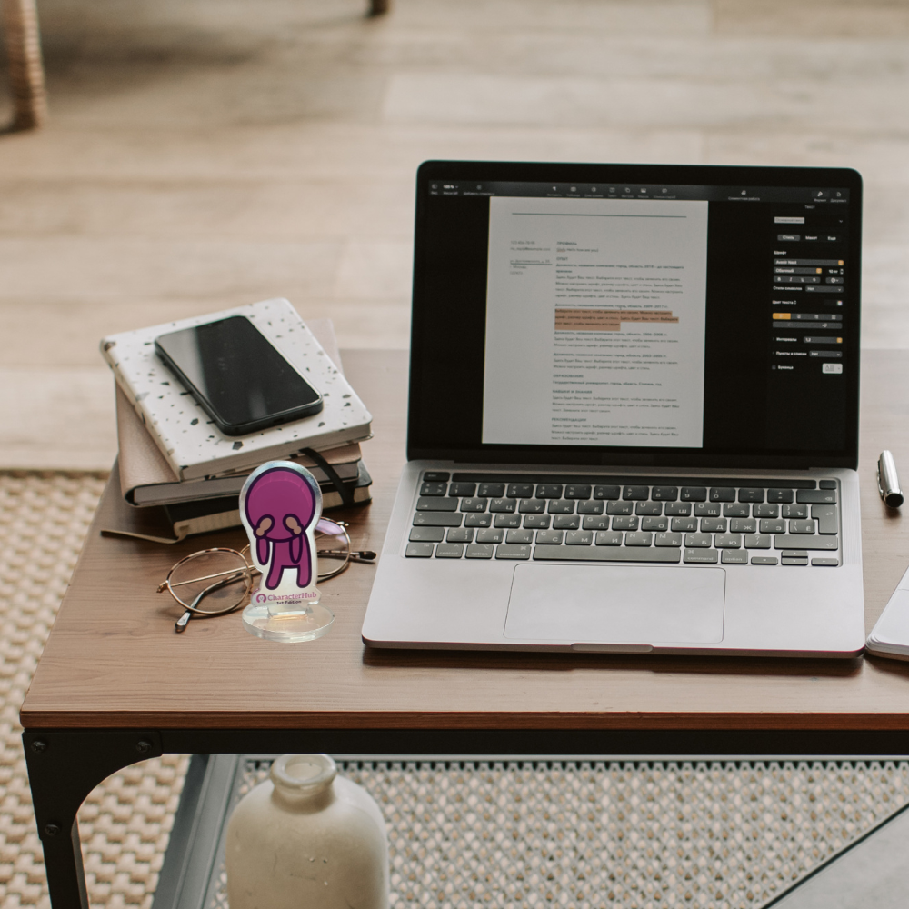 Clear Acrylic Standee